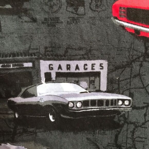 Vintage Muscle Car Button Down Shirt Sz 2X - Picture 10 of 16